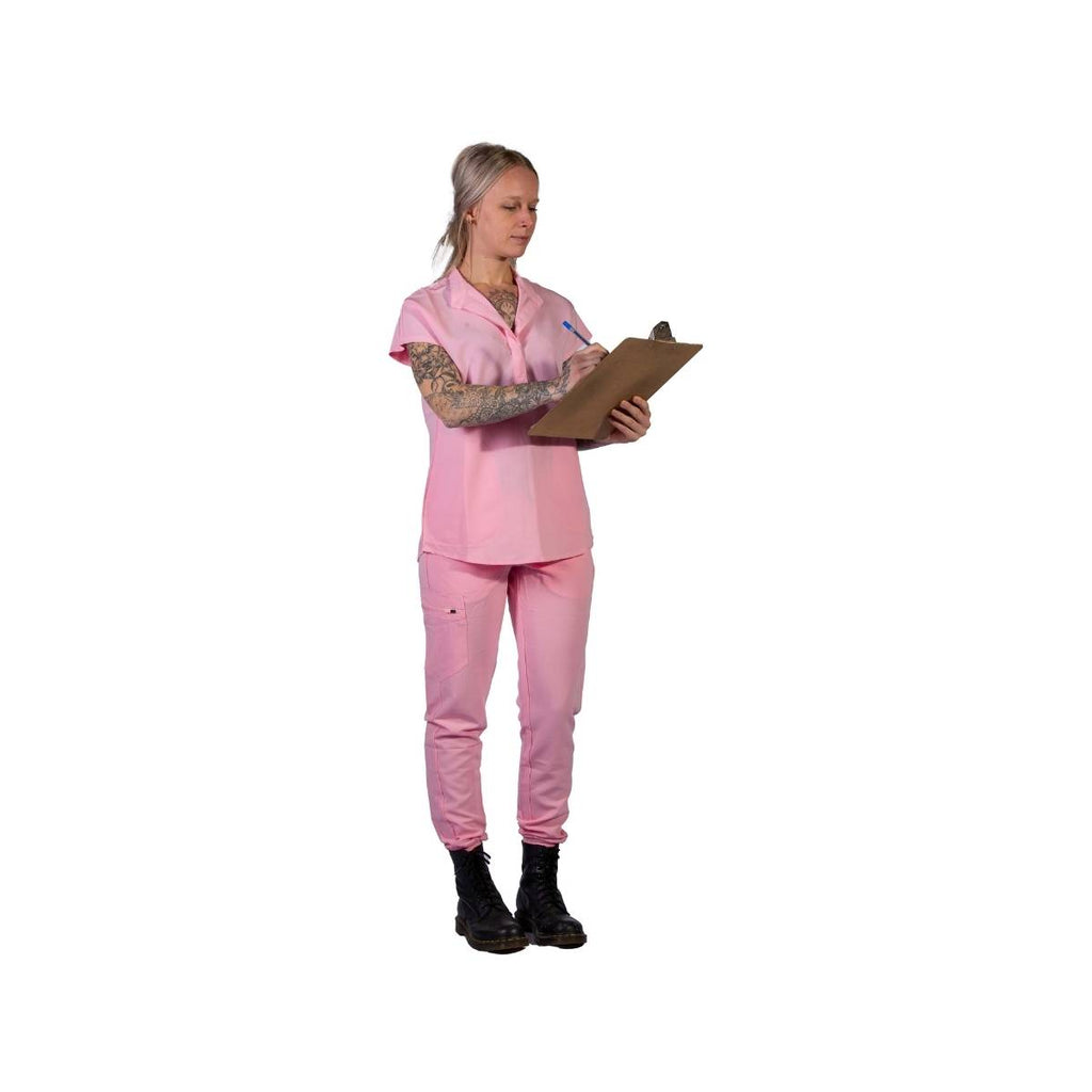 Pantalon Scrub femme rose